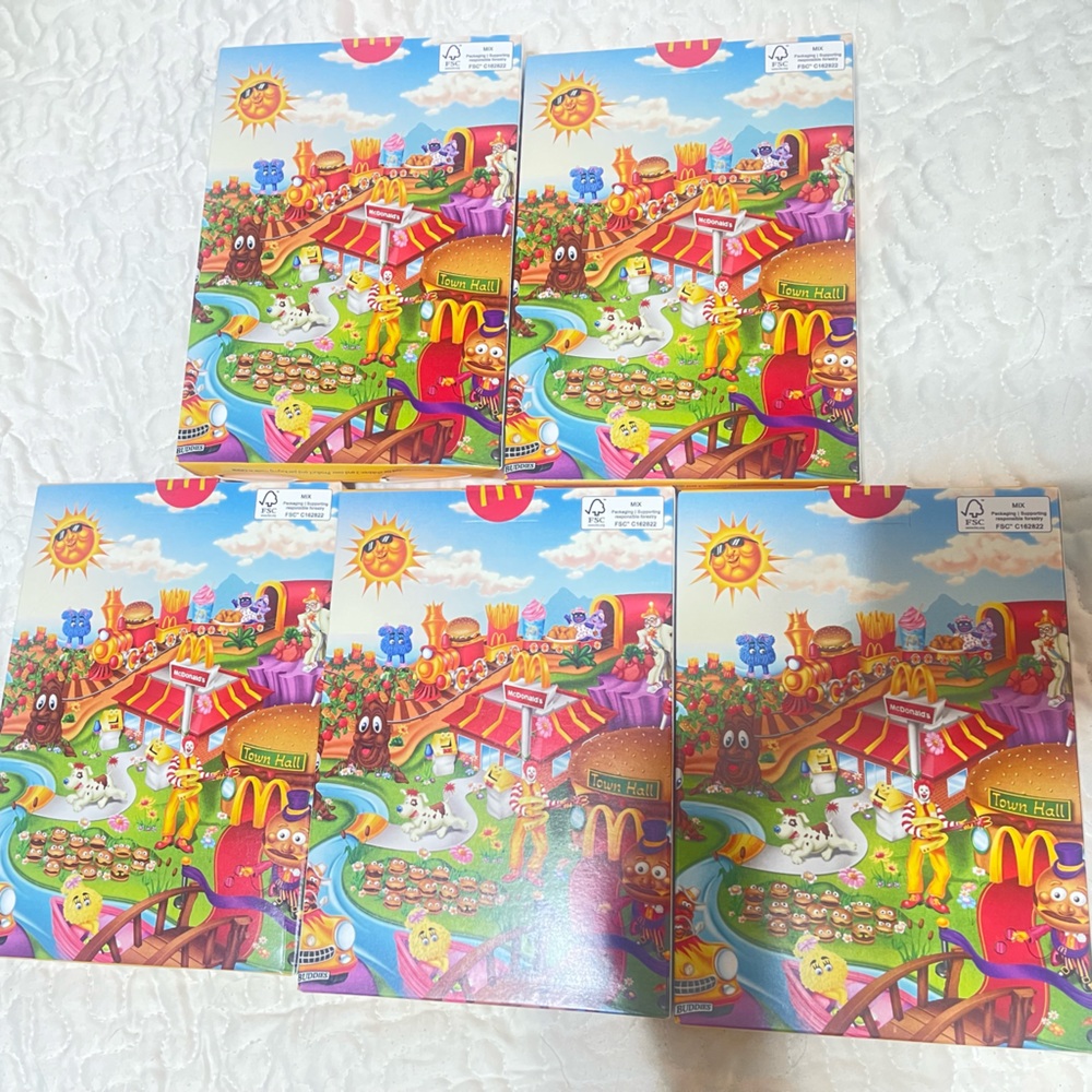 McDonaldland Cartoon Puzzle Set